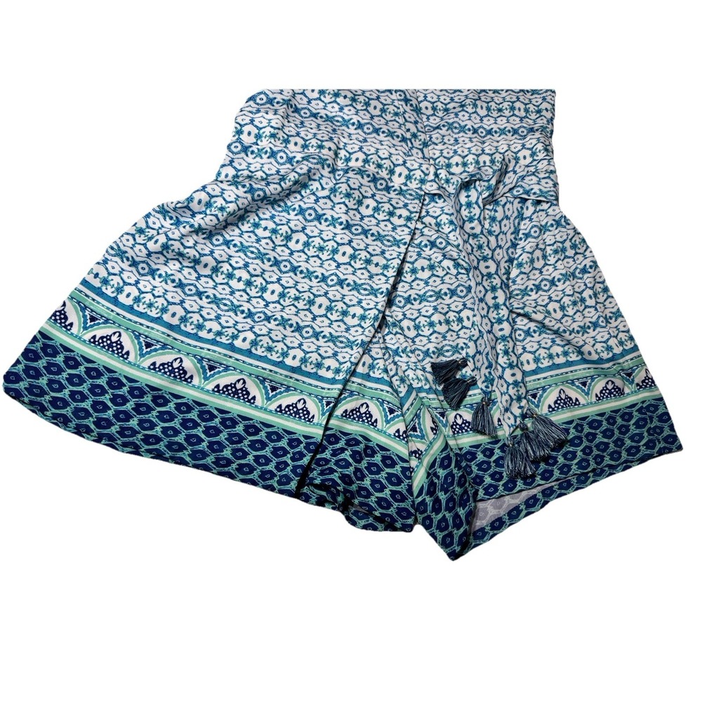 Cabana Life Aruba Blues Tassel Wrap Romper by Cabana Life. Size S UPF 50 Resort - Picture 8 of 15